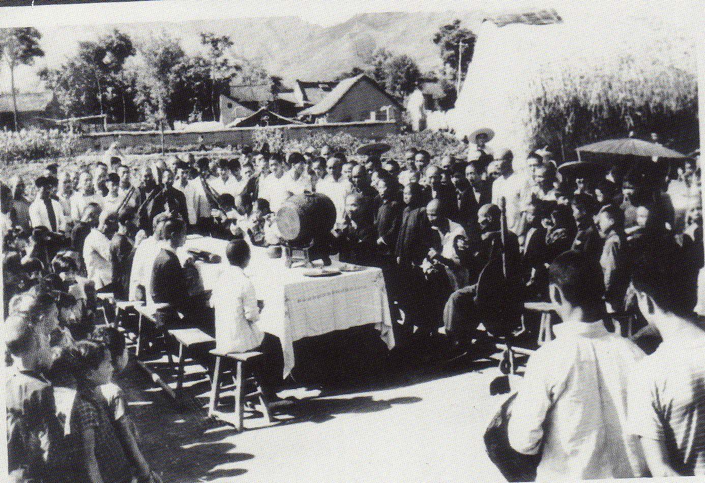 Xi'an village festival, 1950s.