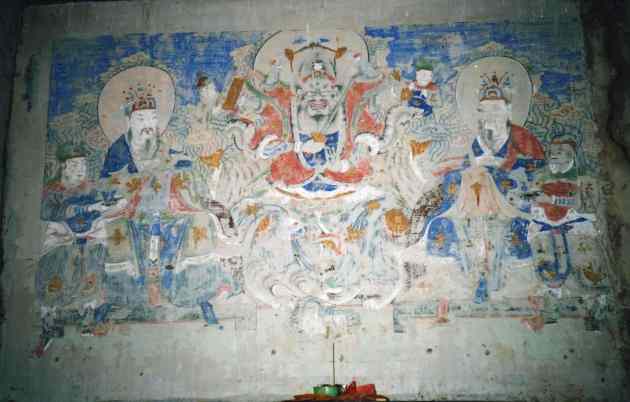 Rear central hall rear wall west mural