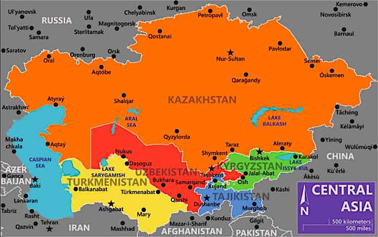 Central Asia since the 1990s