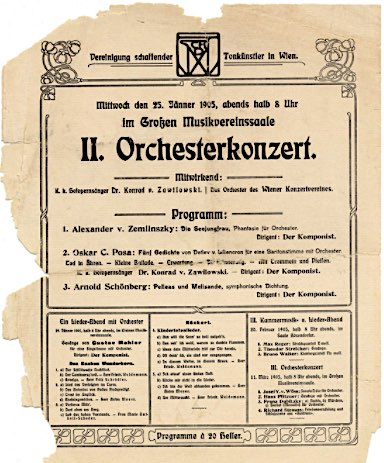 Zemlinsky concert 1905