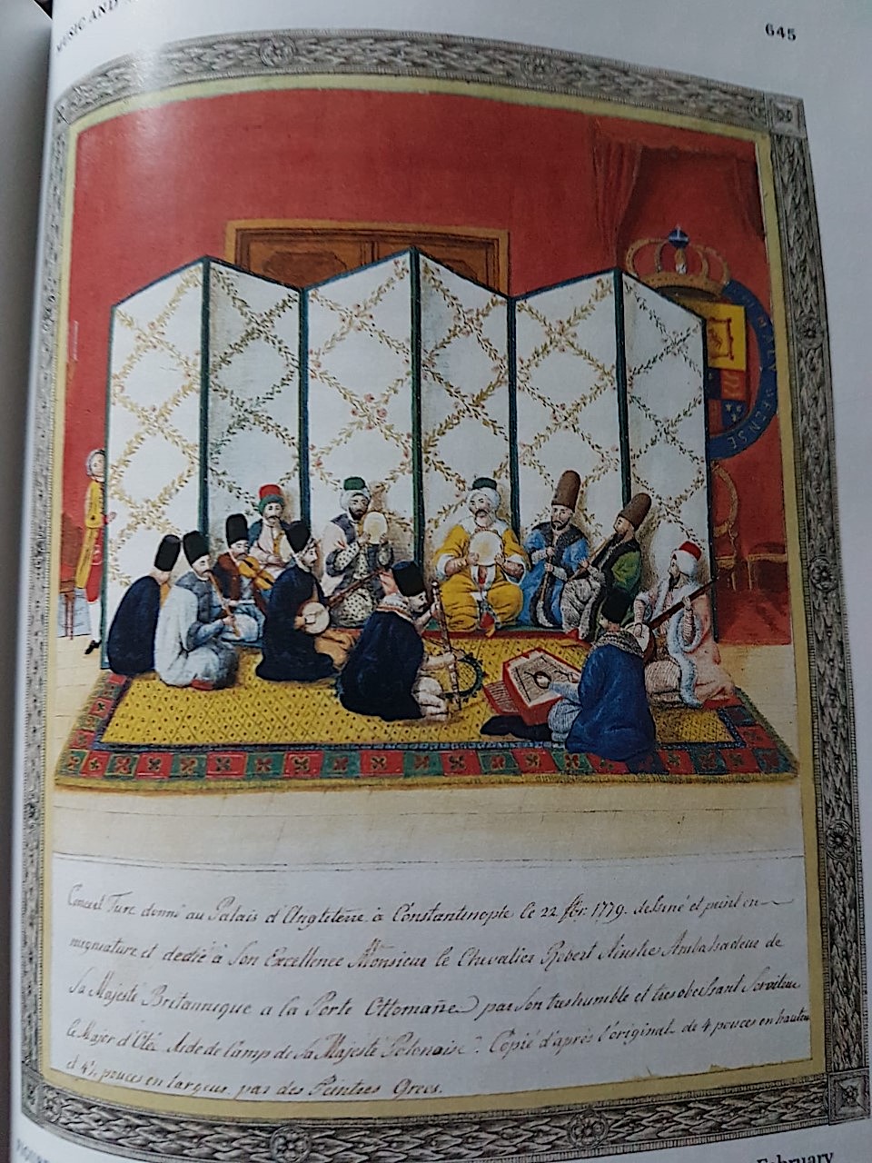 Ottoman music 1779
