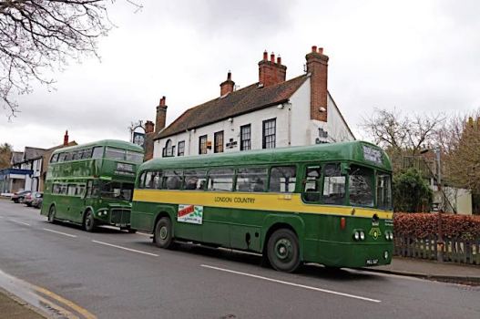 green bus