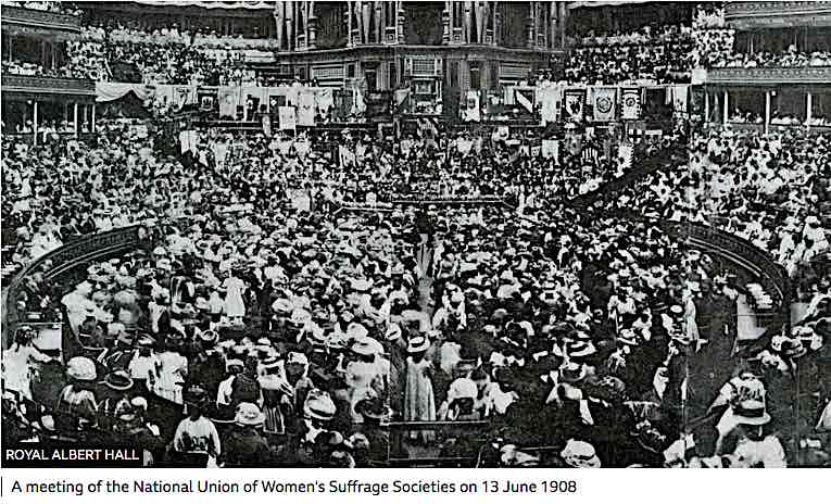 hats Albert Hall 1908