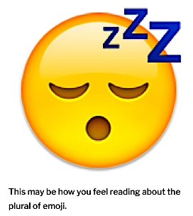 Emoji zzz