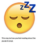 Emoji zzz