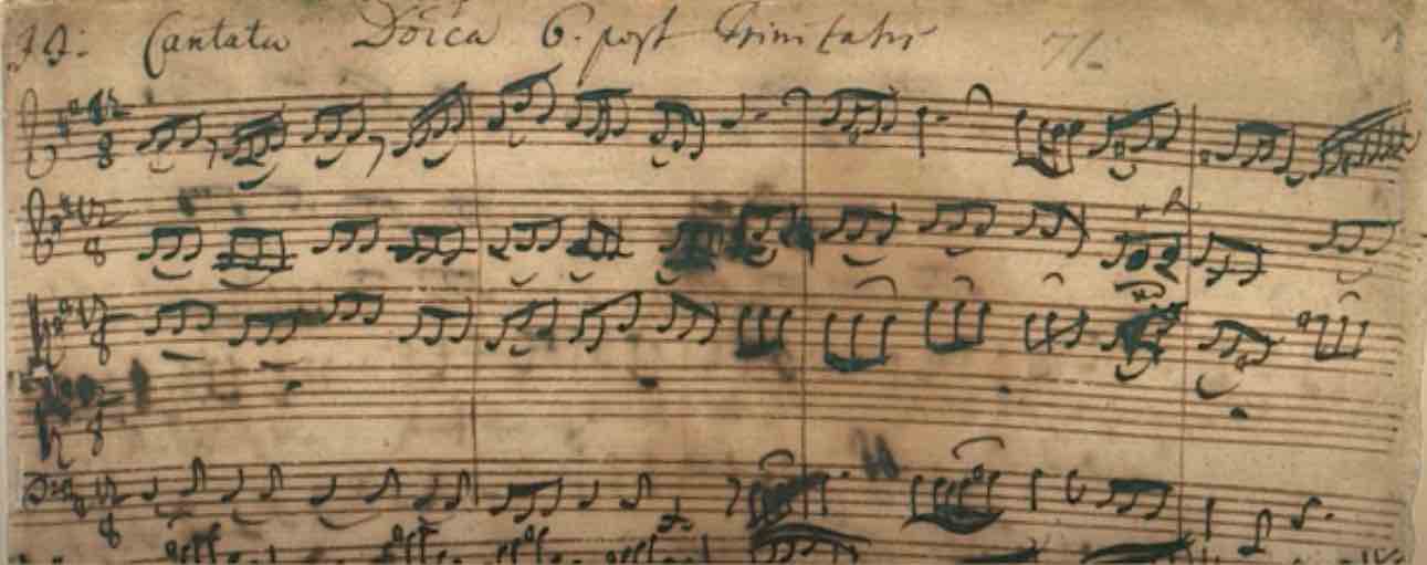 BWV 170 score